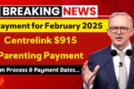 Centrelink $915 Parenting Payment for February