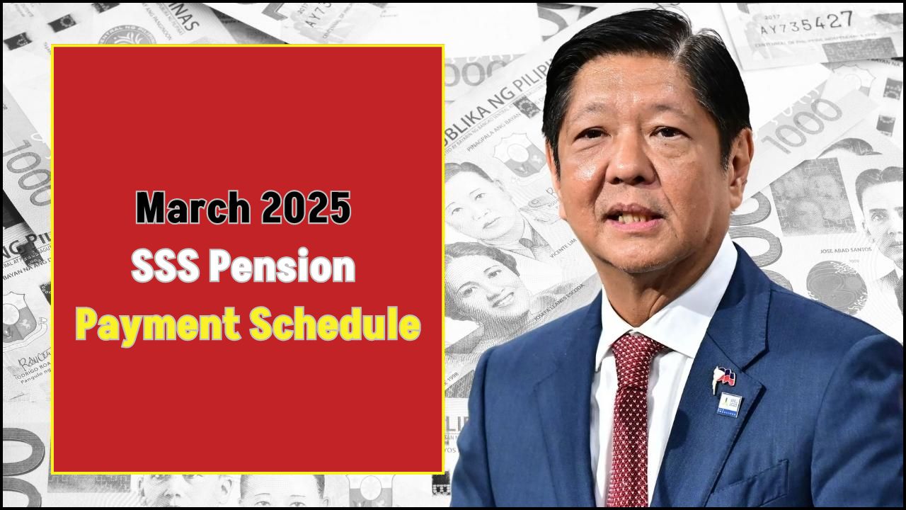 March 2025 SSS Pension Payment Schedule