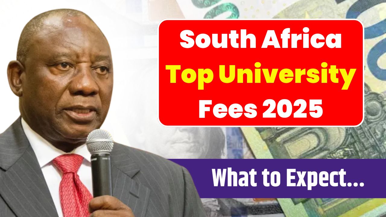 South Africa Top University Fees 2025